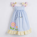 Blueberi Boulevard Baby Girls Gingham Bumblebee Sundress, Size 6-9Mo by Vanessa Jane