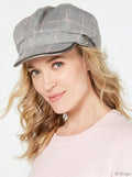 I.N.C. Windowpane-Plaid Newsboy Cap by Vanessa Jane