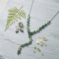 Inc Silver-Tone Stone Lariat Necklace by Vanessa Jane