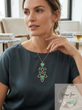Inc Long Pendant Necklace, 28 + 3 Extender by Vanessa Jane