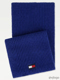 Tommy Hilfiger Mens Logo Patch Scarf, Blue, Long (60 in. and up) by Vanessa Jane