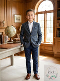 LAUREN Ralph Lauren Kids Classic Suit Separate Jacket, 8R/Navy by Vanessa Jane