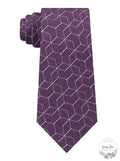 Calvin Klein Mens Constellation Slim Silk Tie by Vanessa Jane