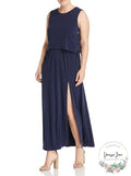 MICHAEL Michael Kors Womens Tie-Shoulder Ruffled MIDI Dress, Size 2X by Vanessa Jane