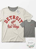 Reversible Tee Detroit Red Wings, Size Medium by Vanessa Jane