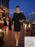Adrianna Papell Women's Draped Blouson Sheath Dress,Size 6 by Vanessa Jane