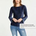 INC Womens Drapey Long Sleeves T-Shirt, Size XL by Vanessa Jane