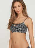 Volcom Aint Dot You Crop Swim Top, Size Medium by Vanessa Jane