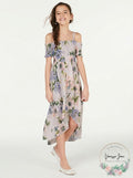 Rare Editions Big Girls Floral Maxi Dress, Size 10 by Vanessa Jane