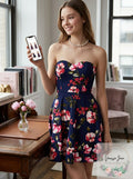 B Darlin Juniors' Strapless Fit & Flare Dress, Size 7/8 by Vanessa Jane