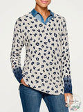 NIC+ZOE Vital Ii Animal Sweater, Size XXL by Vanessa Jane