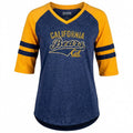 Champion NCAA California Golden Bears Girls Raglan Sleeve V-Neck, Size L/10/12 by Vanessa Jane