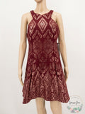JUMP Womens Tribal Glitter Fit & Flare Dress,Size 11/12 by Vanessa Jane