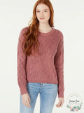 OhMG! Juniors Ribbon-Back Pullover Sweater, Size Medium by Vanessa Jane