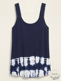 Layla Women's Printed Tank Pajama Top, Size Medium by Vanessa Jane