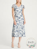 Lauren Ralph Lauren Floral Lace Dress, Size 6 by Vanessa Jane