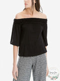 Max Studio London Jersey Off-The-Shoulder Top,Size Small by Vanessa Jane