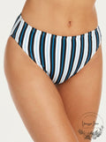 Michael Michael Kors High-Waist Swim Bottoms, Size Medium by Vanessa Jane