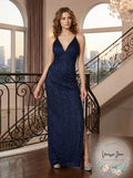 Emerald Sundae Juniors Glitter Lace a-Line Dress - Navy Size XXS by Vanessa Jane