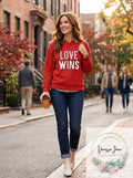 Jenni Women's Tunic Love Wins Size Medium by Vanessa Jane