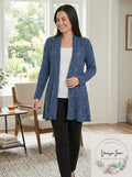 Ny Collection Textured Open-Front Cardigan,Size XS by Vanessa Jane