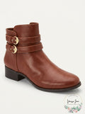 Charter Club Jaimee Booties, 8M/Cognac by Vanessa Jane