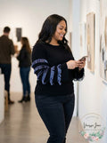 Alfani Women's Plus Size Fringe-Sleeve Sweater, Size OX by Vanessa Jane