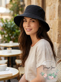 I.n.c. Cotton Bucket Hat, Black by Vanessa Jane