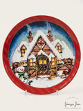 Vintage 2003 De Marco Christmas plate by Vanessa Jane