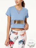 Puma Exposed Metallic Logo T-Shirt Size Small by Vanessa Jane