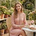 Bardot Womens Cherie Lace Trim Long Sleeves Party Dress, Size 12 by Vanessa Jane