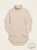Jm Collection Petite Turtleneck Top, Pointe Pink Size XL by Vanessa Jane