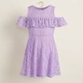 Epic Threads Toddler Girls Floral Lace Dress, Purple, Size 3T by Vanessa Jane