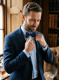 Ryan Seacrest Distinction Mens Fairfax Pindot Pre-Tied Bow Tie by Vanessa Jane
