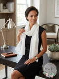 Echo Silk Chiffon Scarf by Vanessa Jane