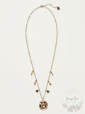 Laundry by Shelli Segal Gold-Tone Multicolor Crystal Charm Pendant Necklace by Vanessa Jane