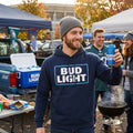 Bud Light Logo Mens Hoodie, Size Small by Vanessa Jane