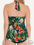 Magicsuit Serenity Sophie Printed Halter Tankini Top, Size 8 by Vanessa Jane
