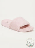 International Concepts Faux-Fur Slide Slippers,Size XL by Vanessa Jane
