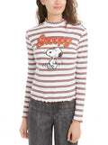 Love Tribe Peanuts Juniors Snoopy Mock-Neck Top, Size Small by Vanessa Jane
