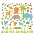 Wall Pops Jungle Friends Kit Wall Decals 41Pieces by Vanessa Jane