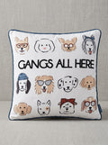 Lacourte Gangs All Here Pillow by Vanessa Jane