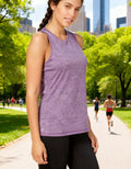 Ideology Heathered Keyhole-Back Tank Top,Size XL by Vanessa Jane