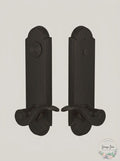 Emtek 5368-US10B Oil Rubbed Bronze Annapolis 2-Point Dummy Lockset by Vanessa Jane