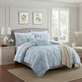 Swift Home Stylish Extra Plush Comfort Floral Pintuck Comforter Set, Cal King by Vanessa Jane