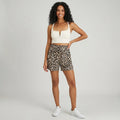 Sanctuary Womens on Repeat Linen MIDI Dress Shorts Beige, Size XS by Vanessa Jane