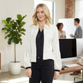 Vince Camuto Blouson Sleeve Jacket, Size Large - White by Vanessa Jane