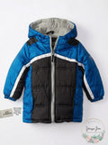 iXtreme Baby Boys Infant Colorblock Active Puffer, Blue 24Months by Vanessa Jane