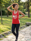 NBA Atlanta Hawks Womens Baby Jersey Racer Back Tank,Size Medium by Vanessa Jane