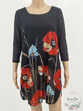 Alfani Women's Red Multi Floral-Print Tunic, Small by Vanessa Jane